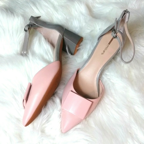 NWOT millie's ◾ Leather Block Heels - Picture 2 of 9